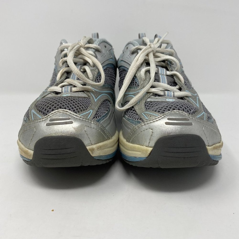 Vintage Y2k Skechers Shape Ups Silver Shimmer Toning Sneaker Shoes Women’s 9 - Picture 4 of 12